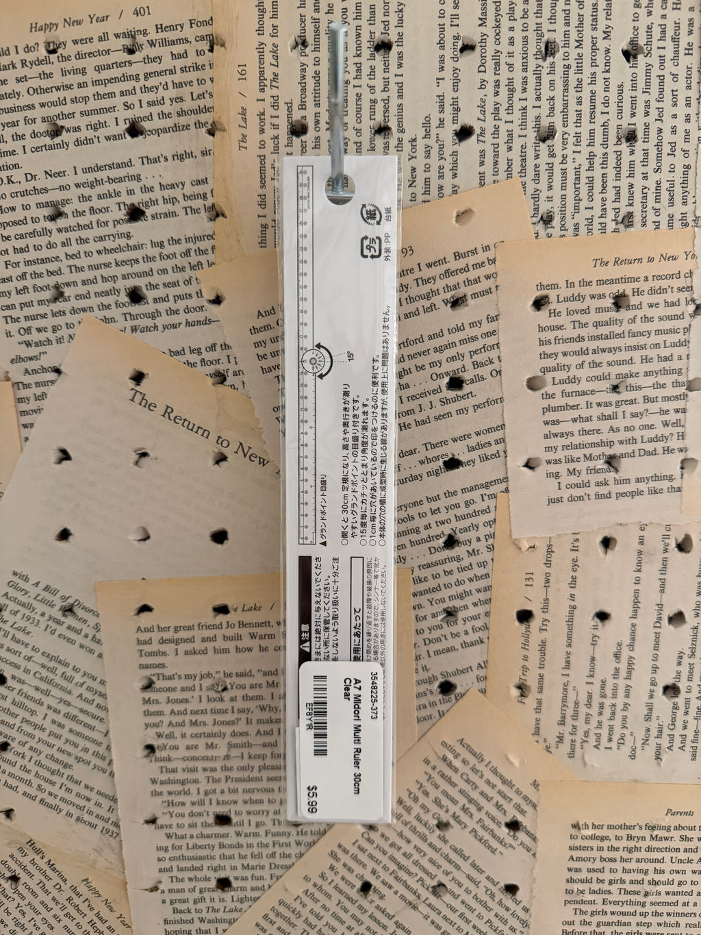 Midori Multi Ruler 30cm Clear