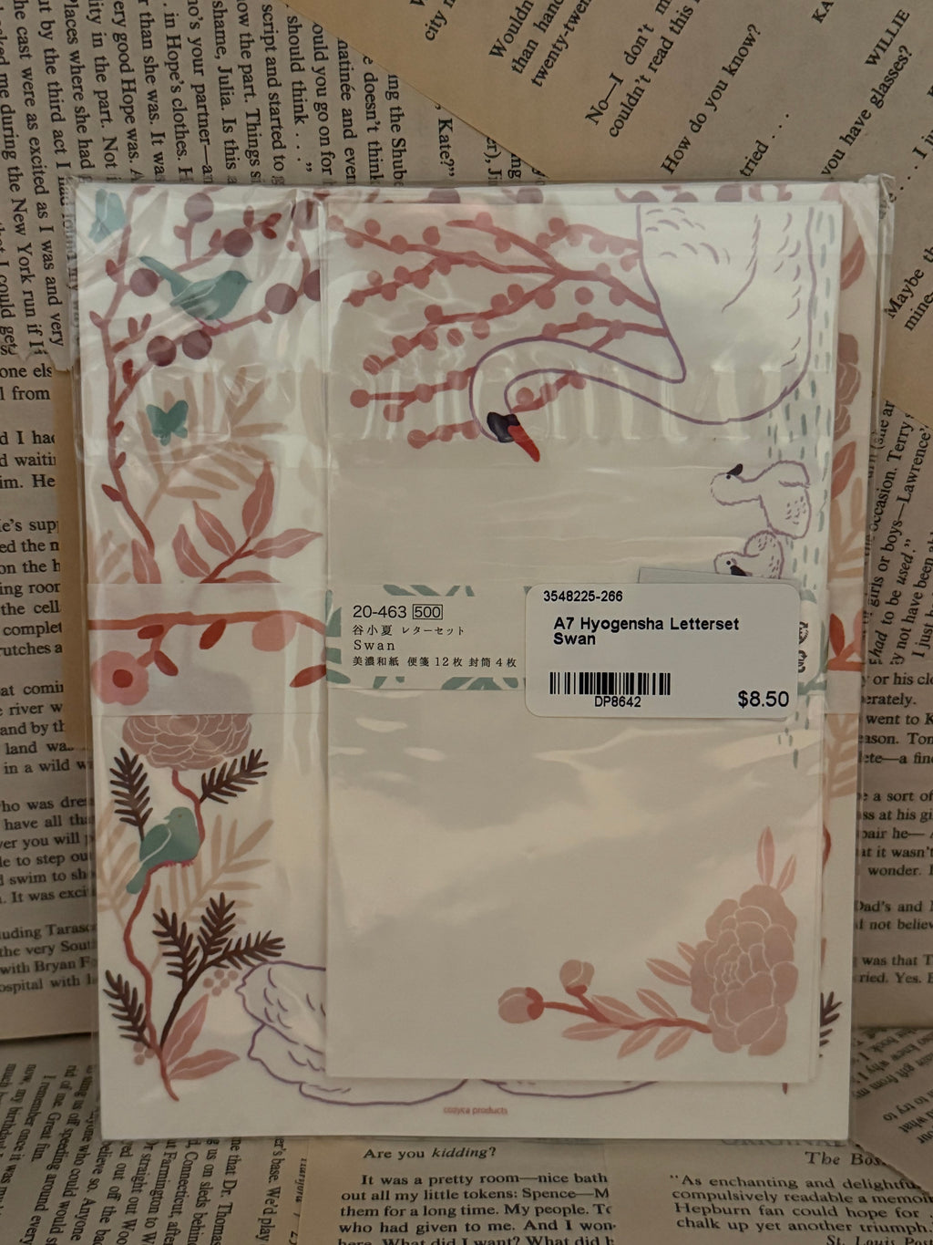 Hyogensha Letterset Swan (paper + envelopes)