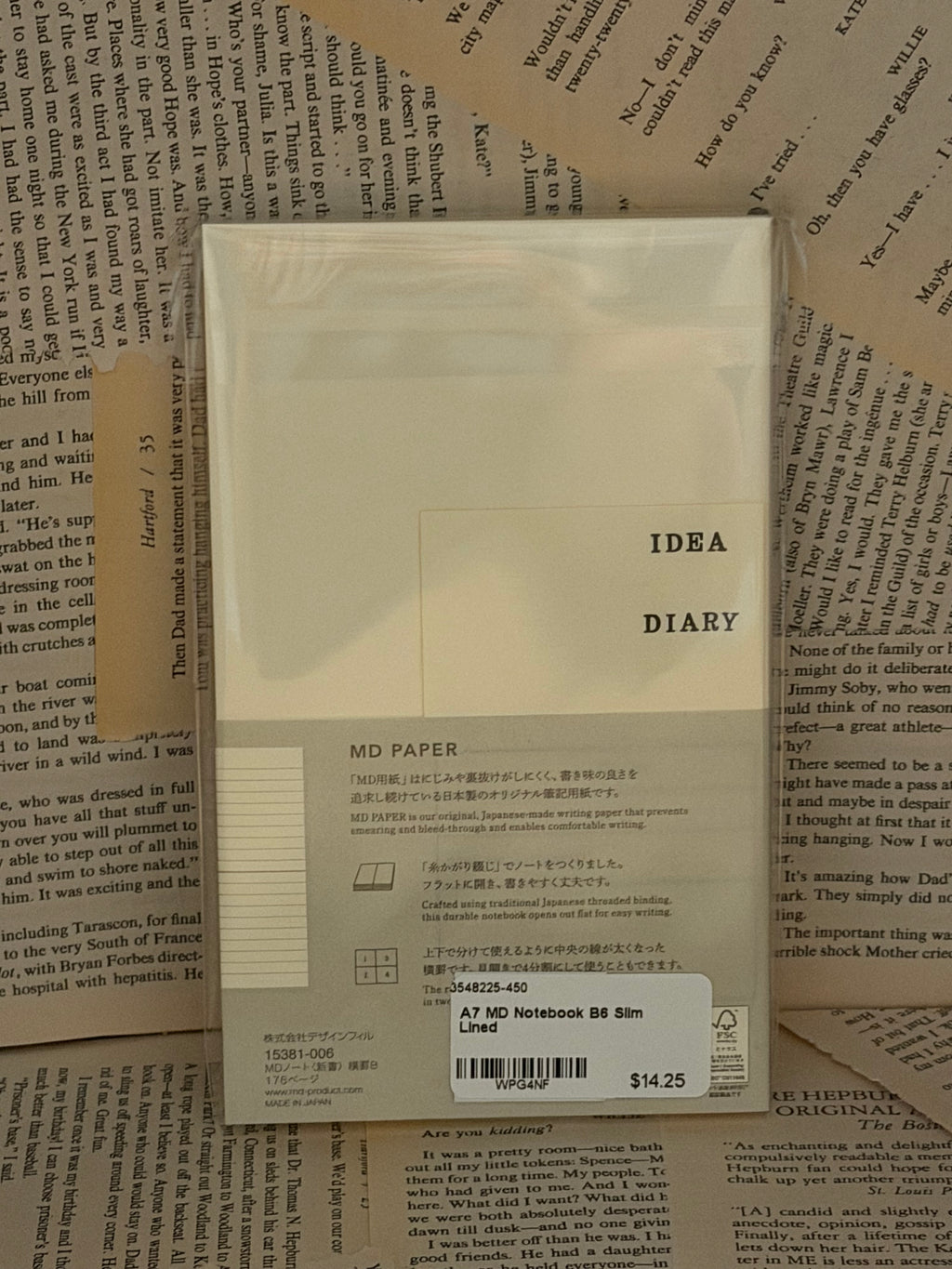 MD Notebook B6 Slim Lined