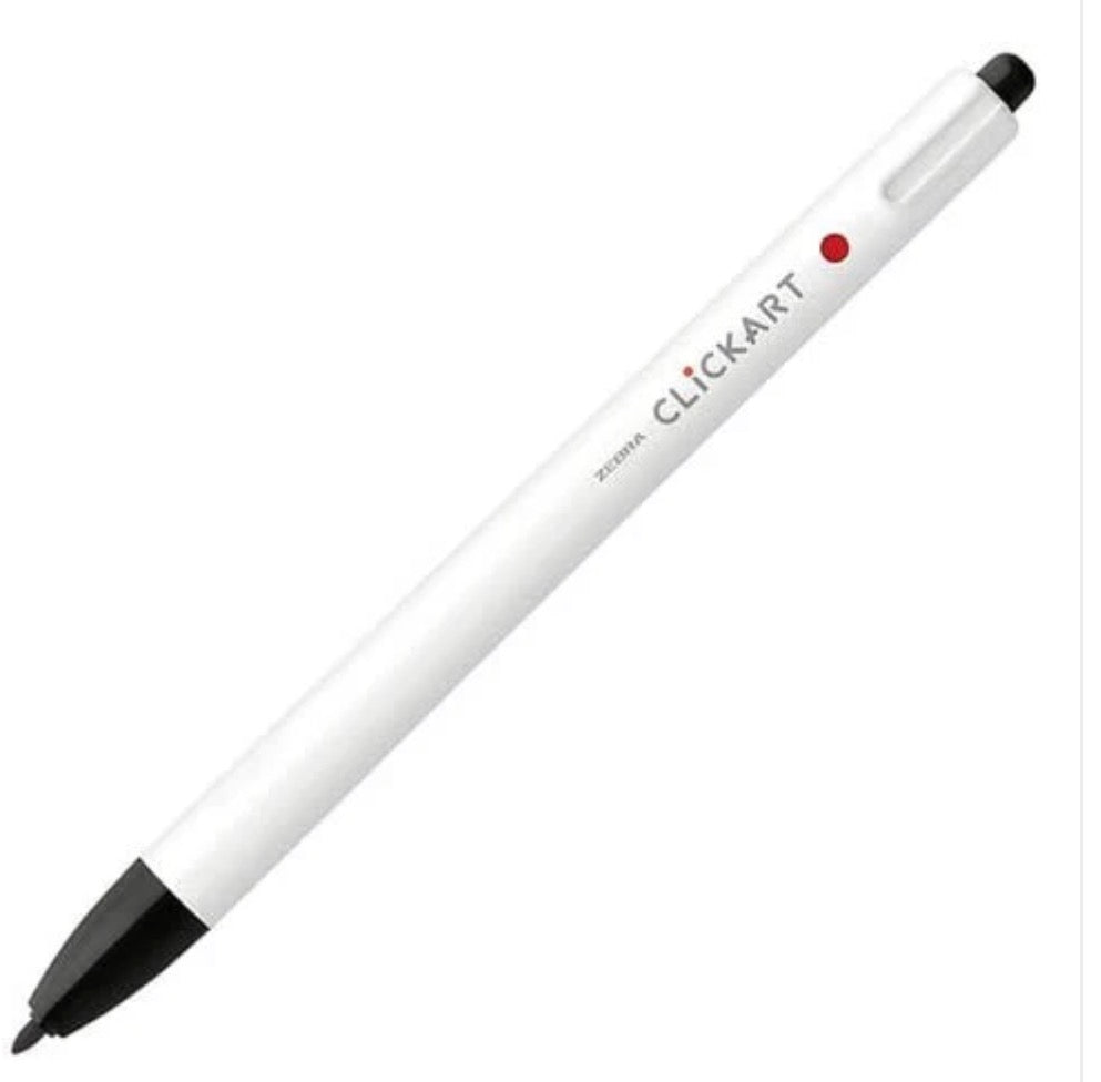 Zebra Clickart Knock Sign Pen 0.6mm Black