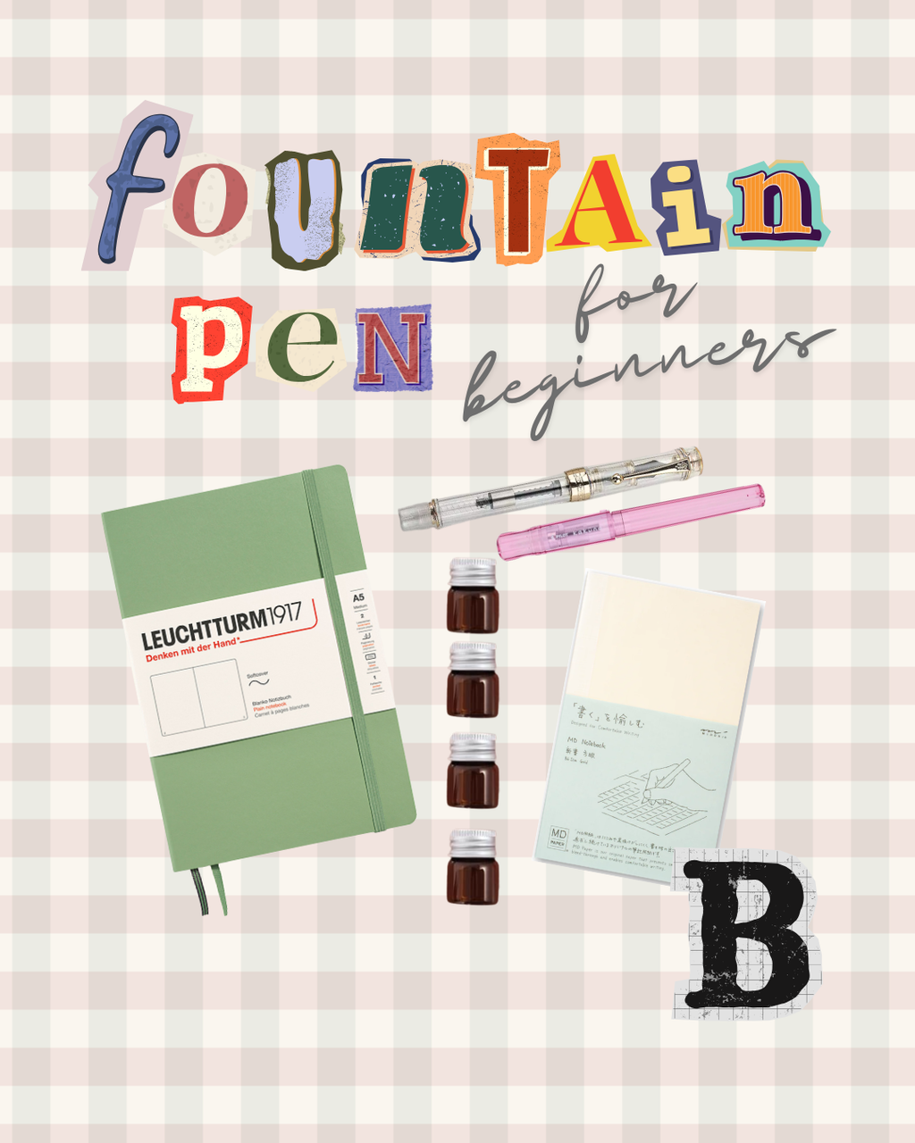 beginner-friendly fountain pen starter kit