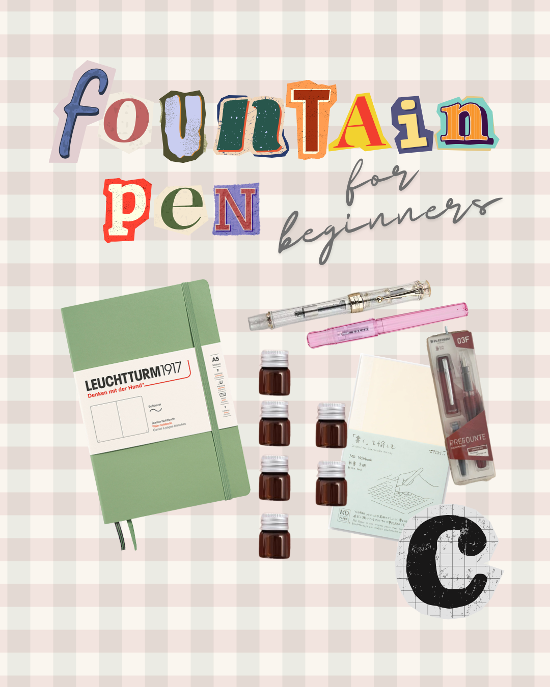 beginner-friendly fountain pen starter kit