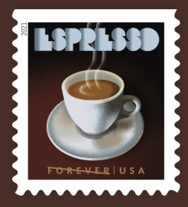USPS Espresso Forever Stamp