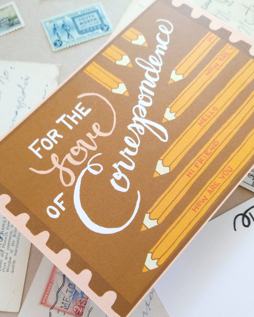 Love of Correspondence Postcard