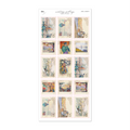 Signac Vintage Postage • Journal Sticker Sheet