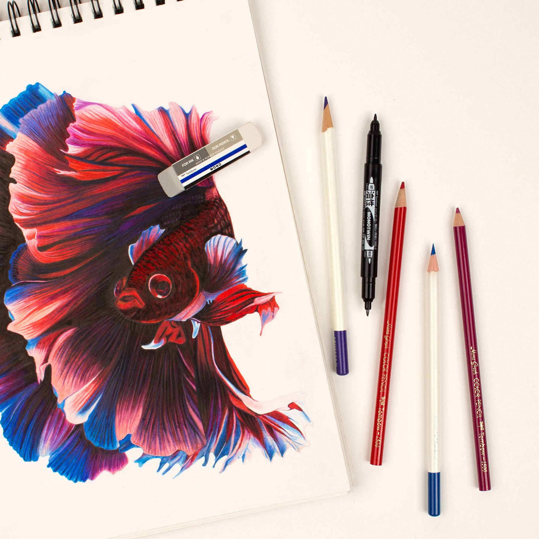 Tombow MONO Sand and Rubber Eraser