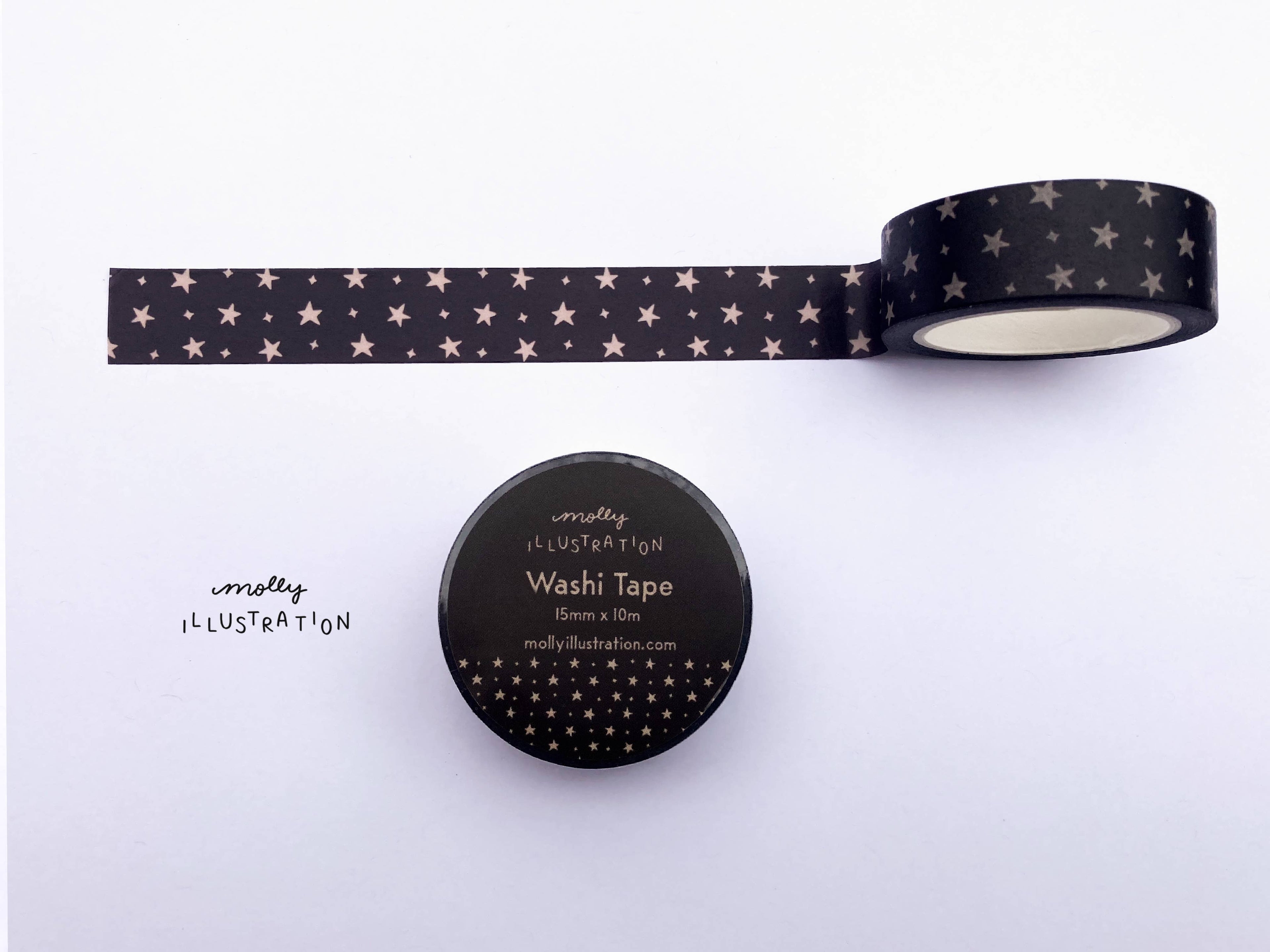 Neutral Stars Decorative Washi Tape