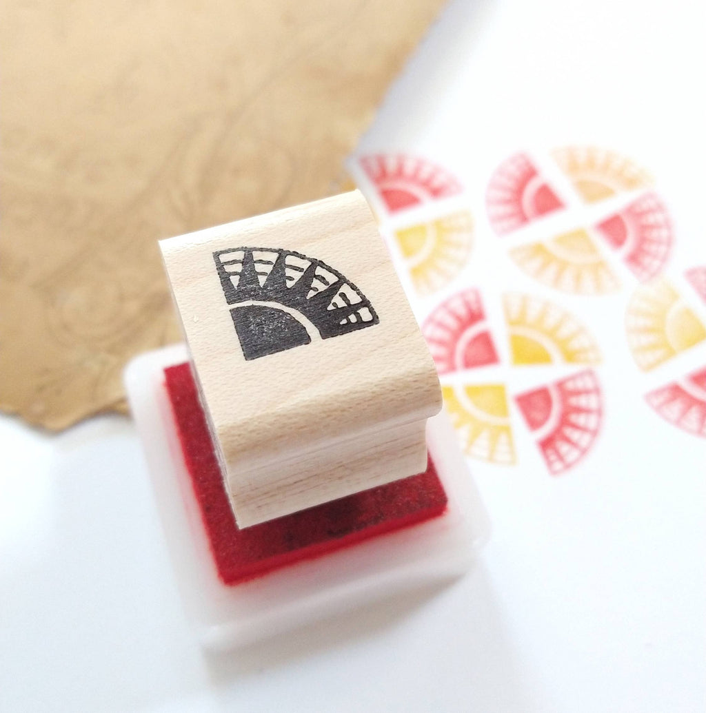 Sunshine Corner Rubber Stamp