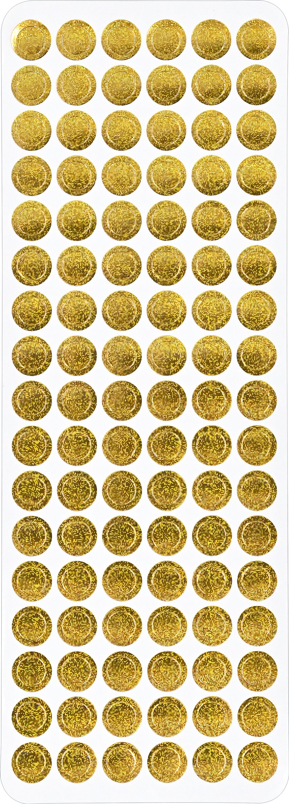 Color Foil Dots Sticker Set