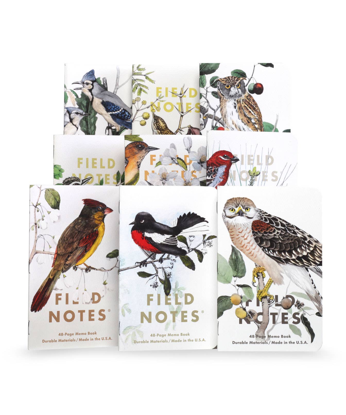 Field Notes Birds and Trees of North America Ruled Notebooks