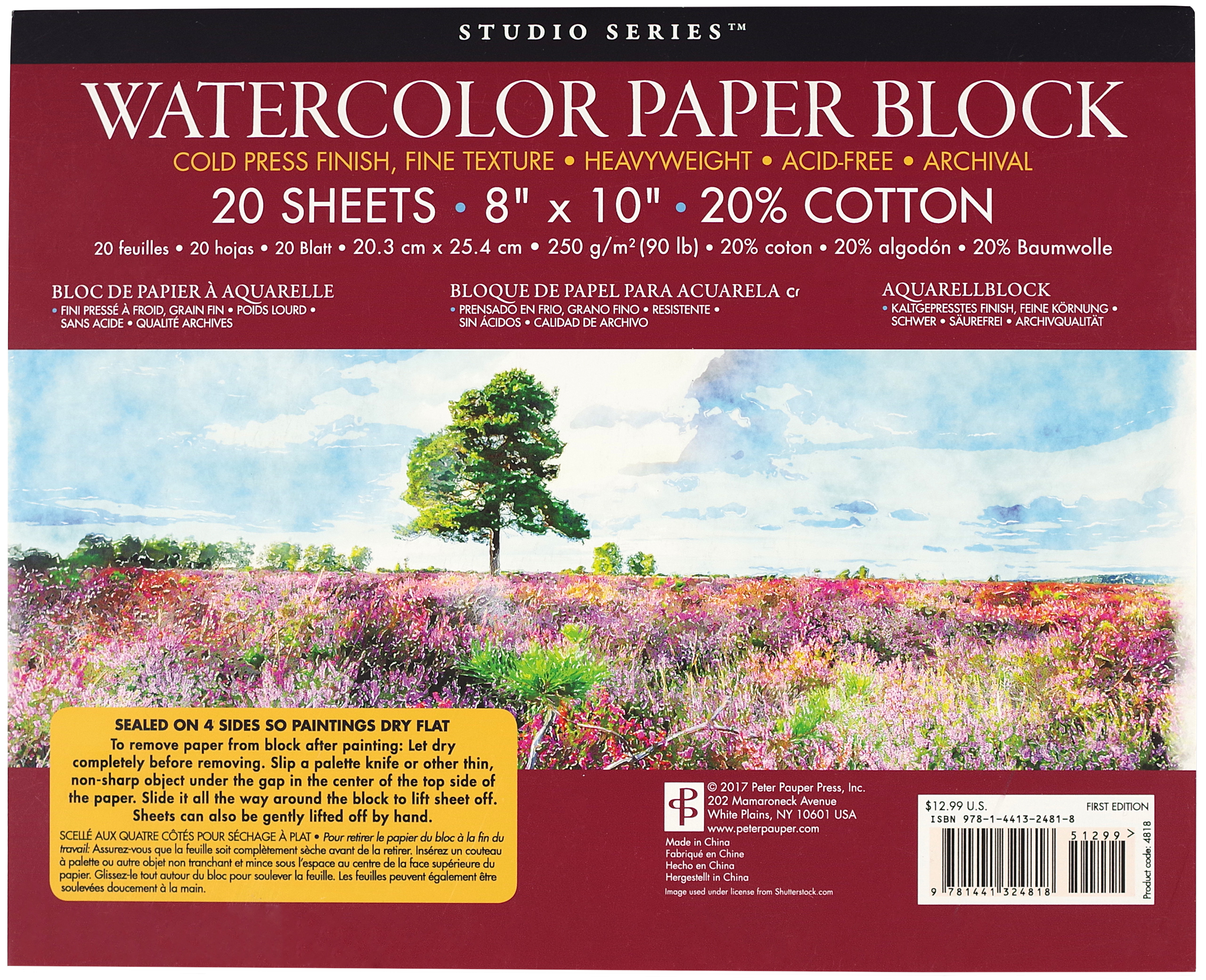 Watercolor Paper Block