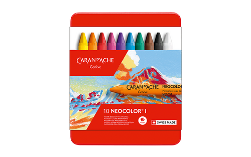 Caran d'Ache Set of 10 NEOCOLOR I Pastels