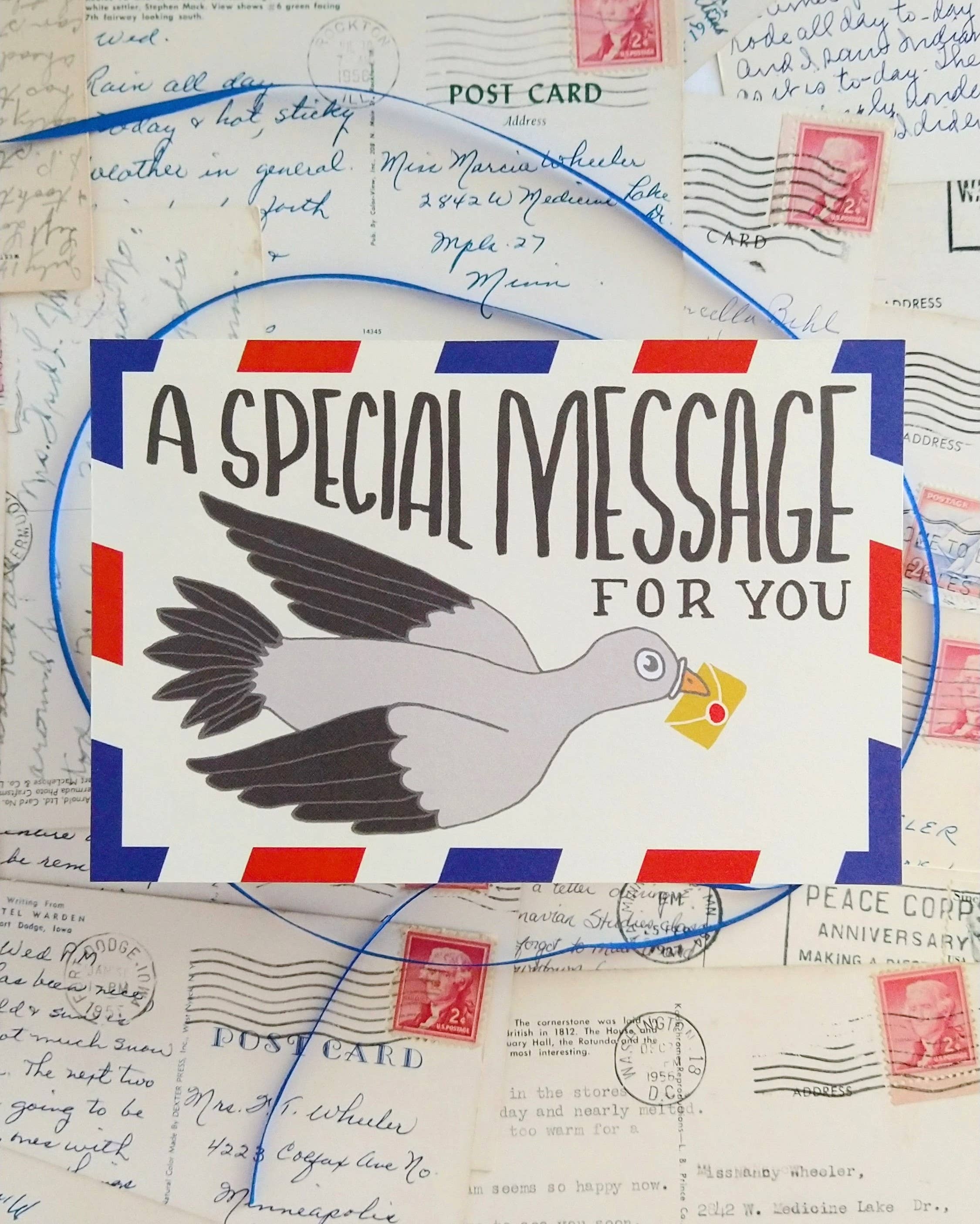 A Special Message For You Postcard