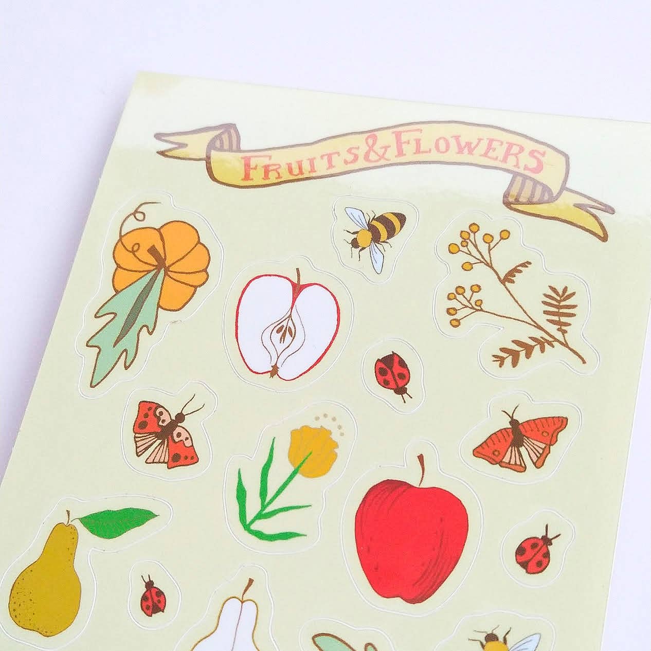 Fruits & Flowers Sticker Sheet