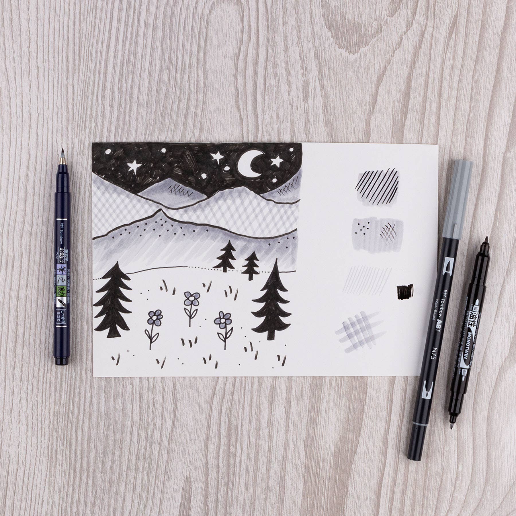 Tombow Pen Drawing Set