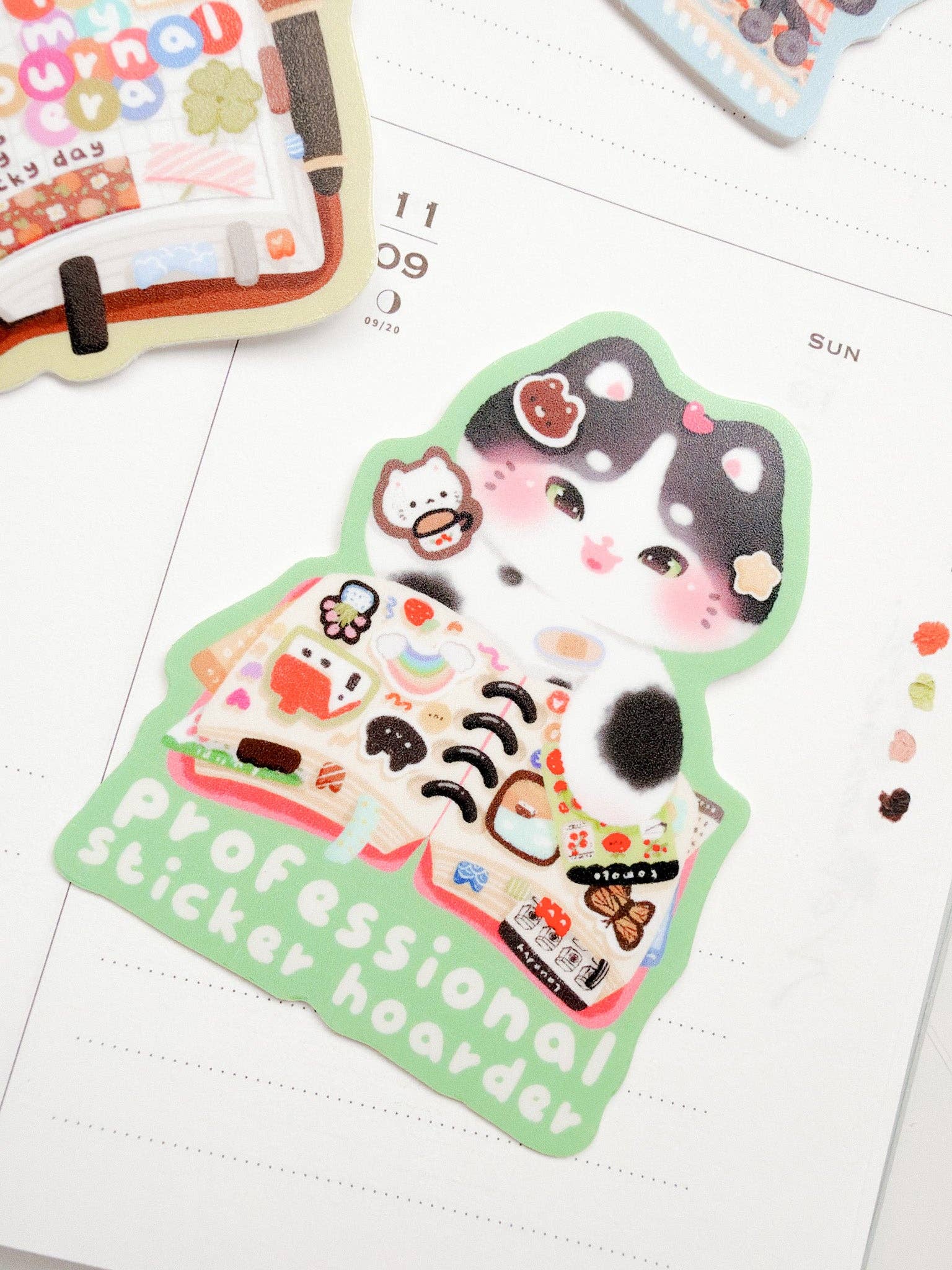 Professional Sticker Hoarder Vinyl Sticker | Kuboandlucy