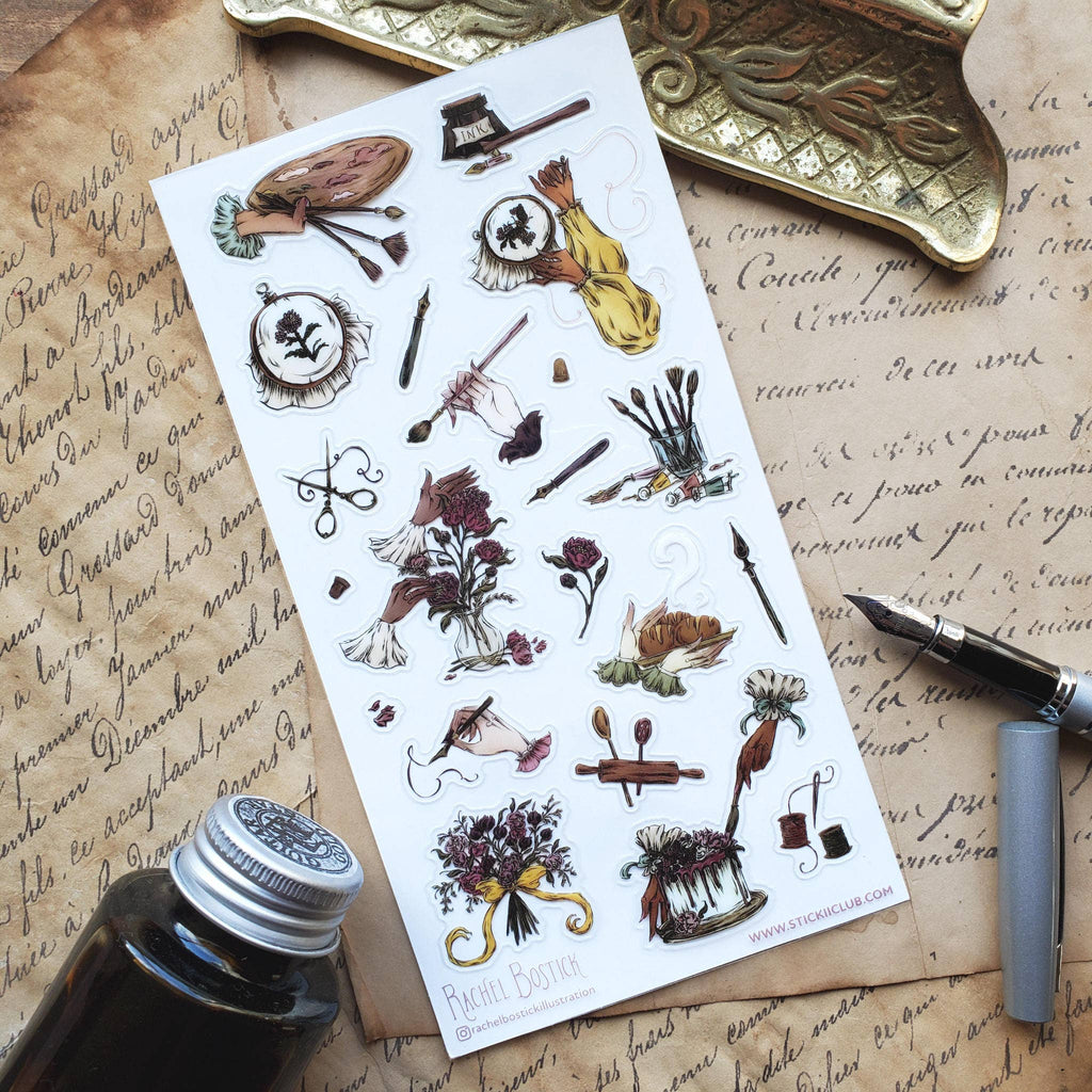 Handmade With Love Sticker Sheet