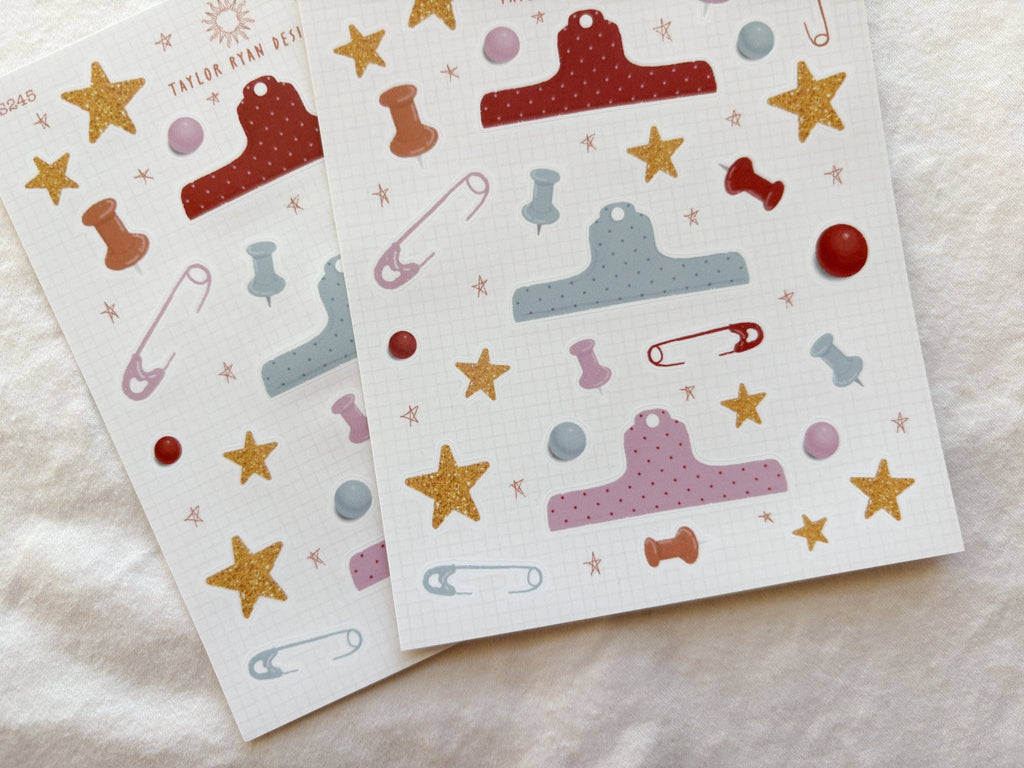 Put A Pin In It Sticker Sheet | Taylor Ryan Designs