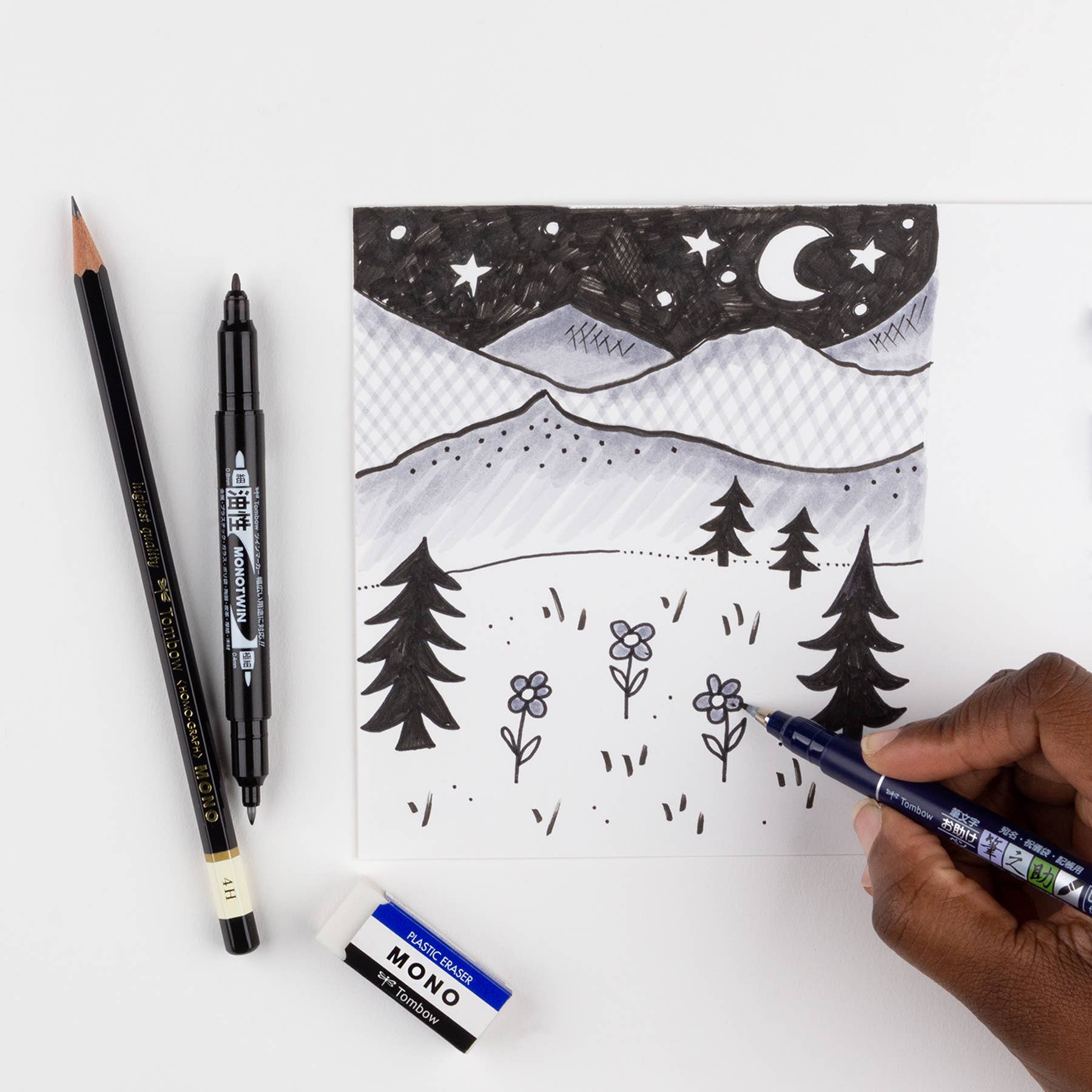 Tombow Pen Drawing Set