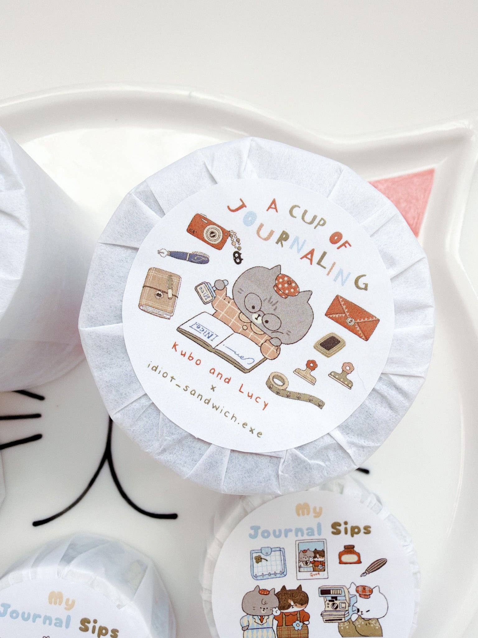 A Cup of Journaling PET Tape | Kuboandlucy x Idiot Sandwich