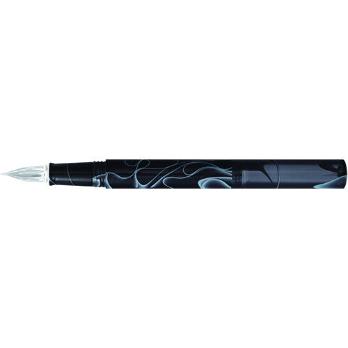 Teranishi - Guitar Glass Dip Pen with Cap - Aurora Borealis