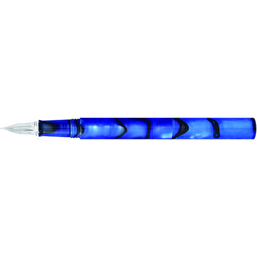 Teranishi - Guitar Glass Dip Pen with Cap - Aurora Borealis
