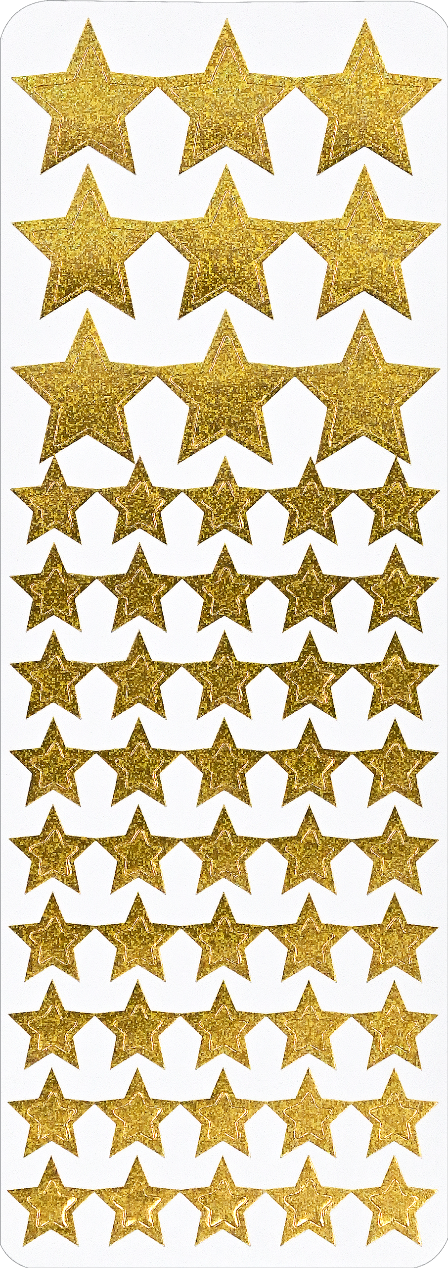 Color Foil Stars Sticker Set
