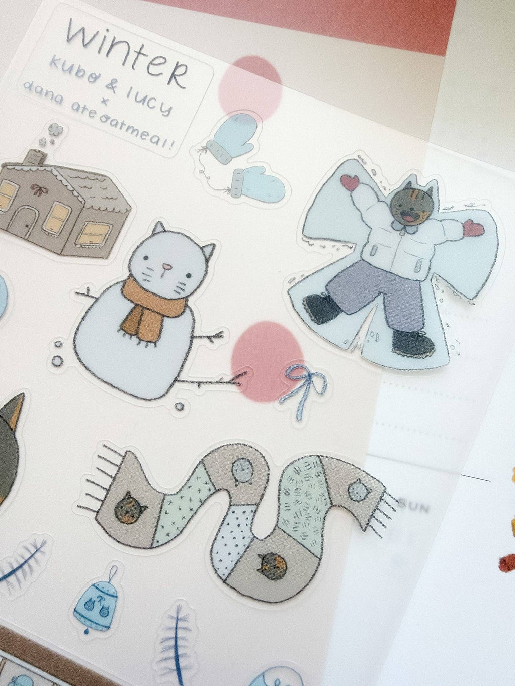 Four Seasons Sticker Sheet | Kuboandlucy x Dana Ate Oatmeal