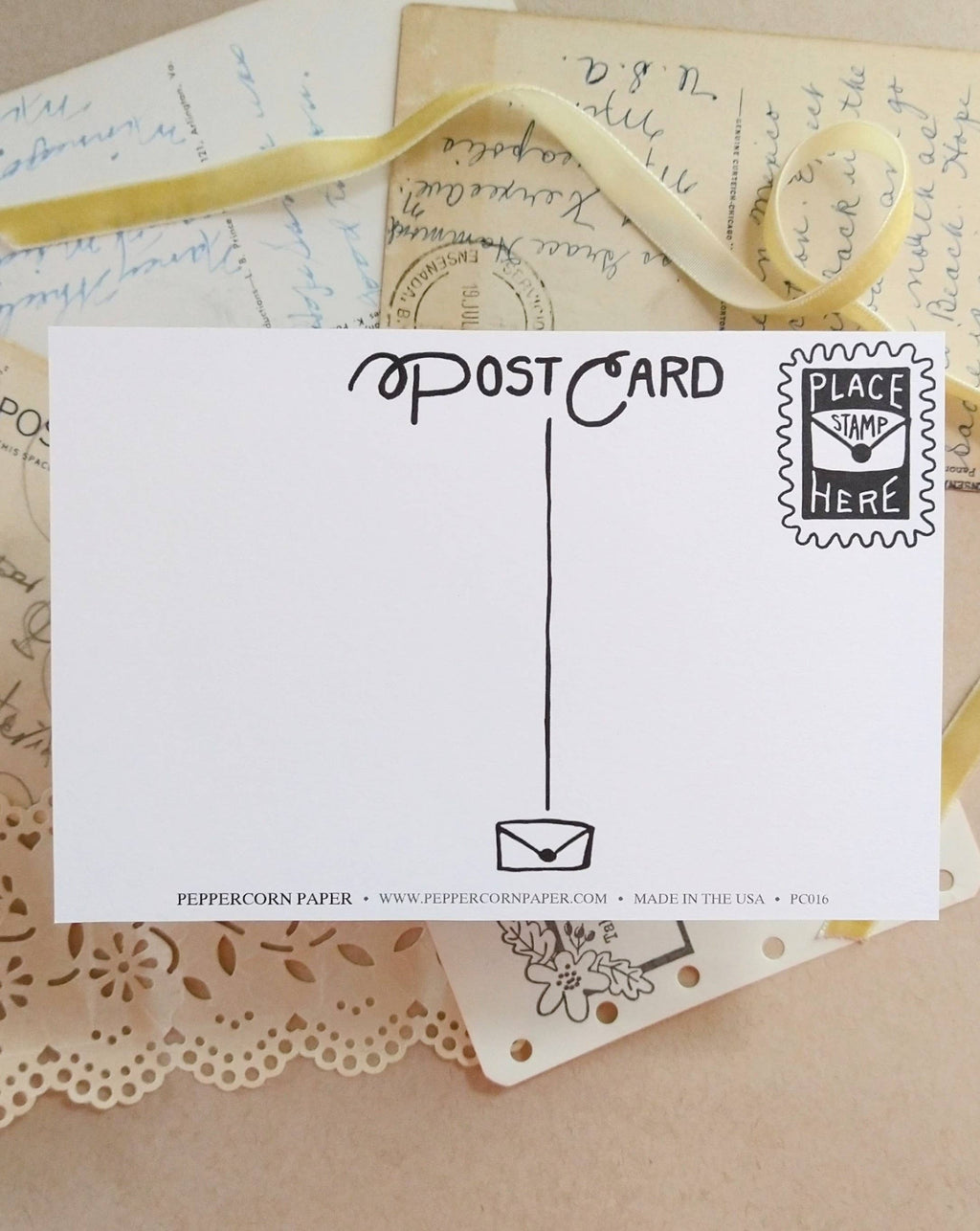 Look What The Wind Blew In Postcard