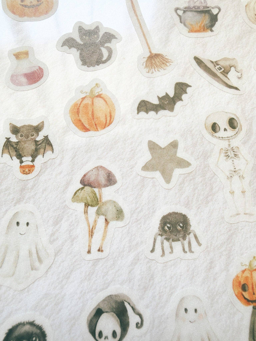Spooky Halloween Sticker Sheet | Kuboandlucy Stationery Co