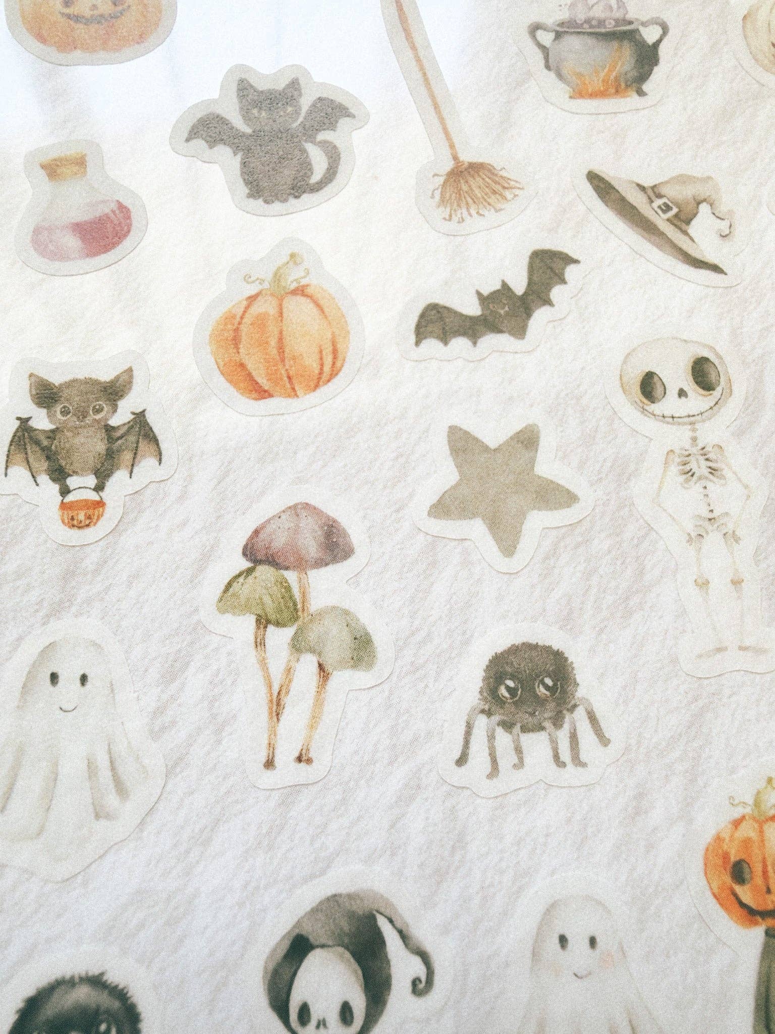 Spooky Halloween Sticker Sheet | Kuboandlucy Stationery Co