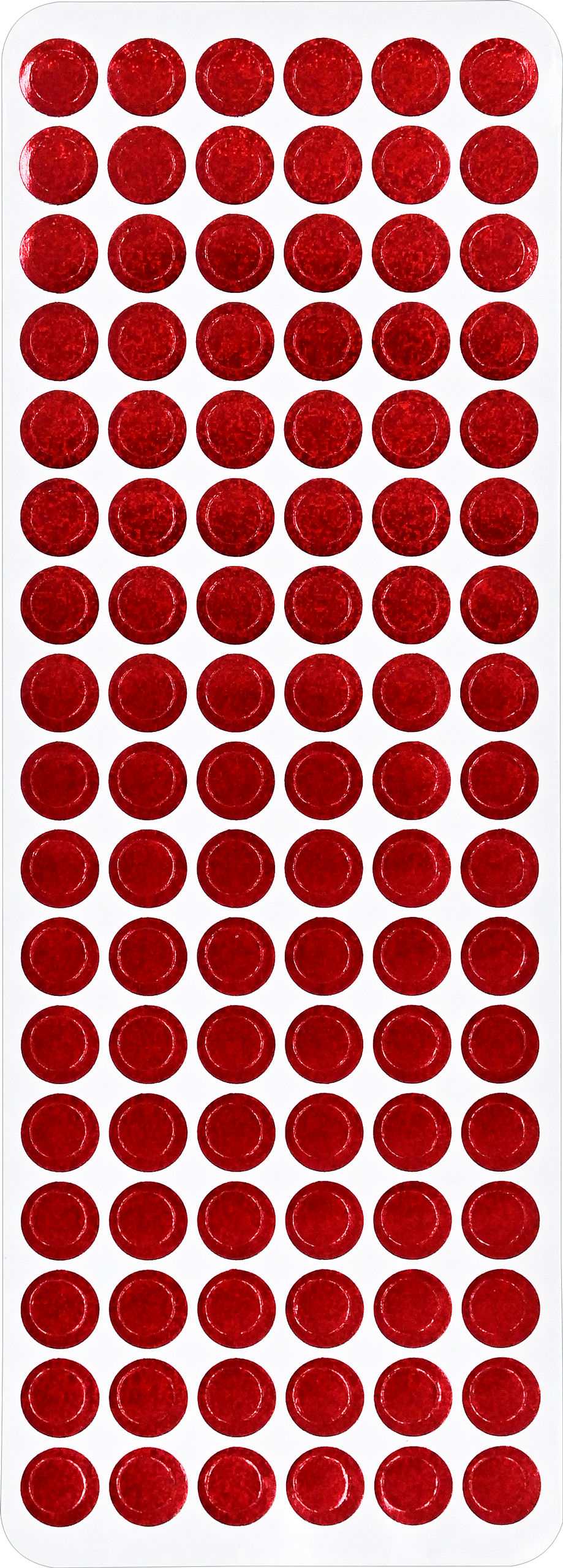Color Foil Dots Sticker Set