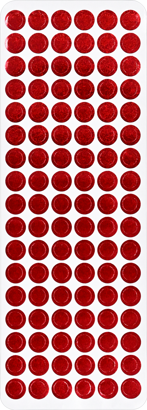 Color Foil Dots Sticker Set