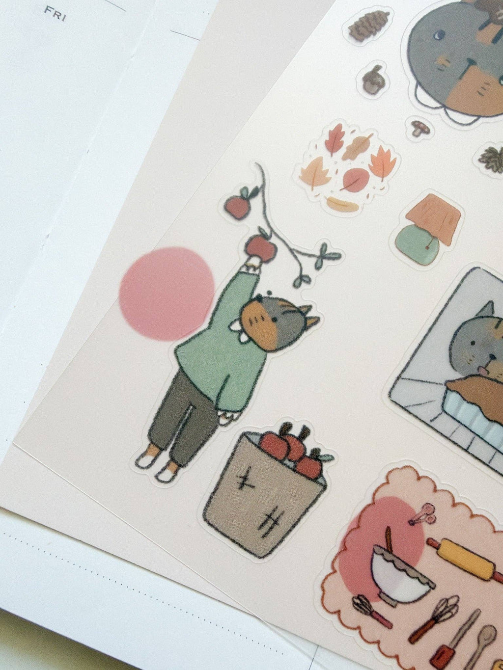 Four Seasons Sticker Sheet | Kuboandlucy x Dana Ate Oatmeal