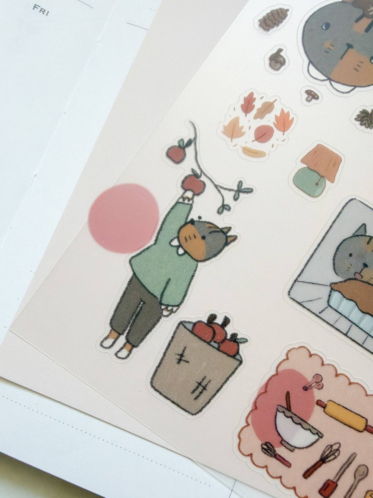Four Seasons Sticker Sheet | Kuboandlucy x Dana Ate Oatmeal