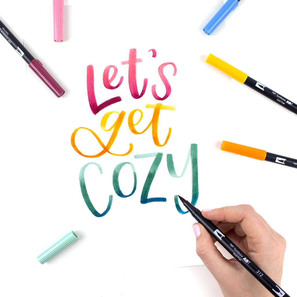 Tombow Dual Brush Pen Art Markers: Cottage - 10-Pack