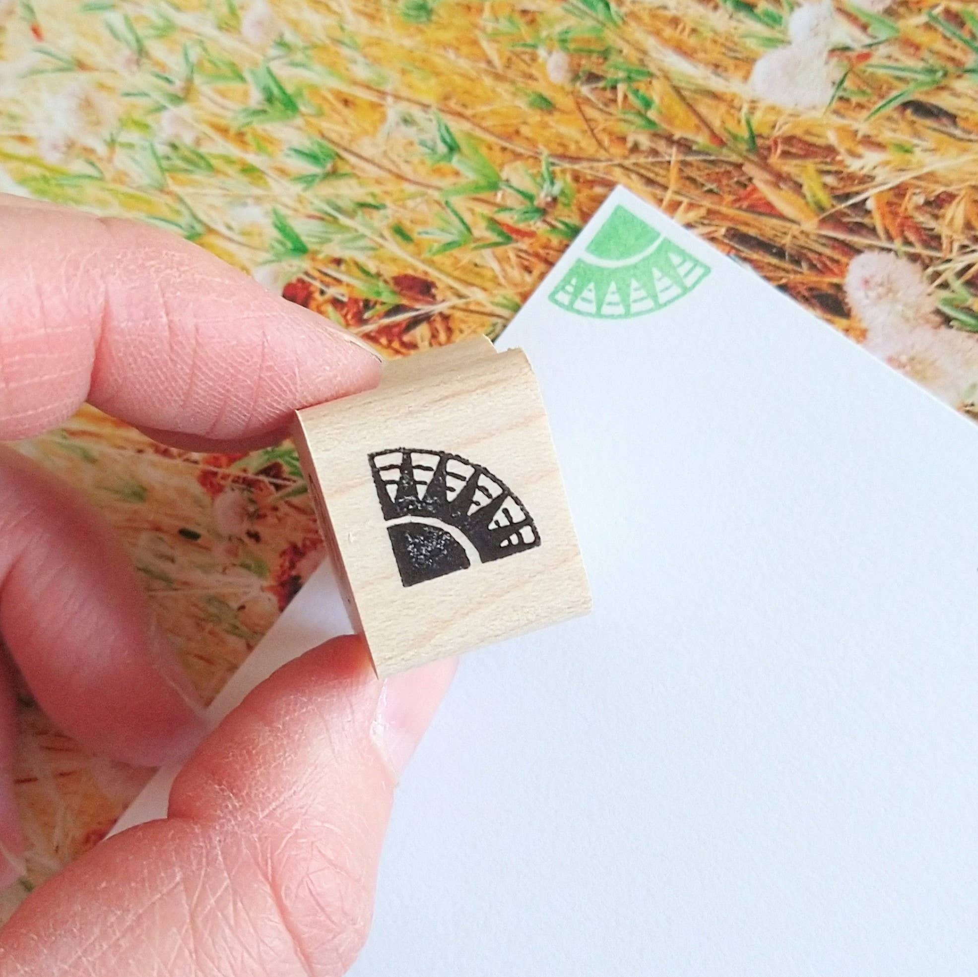 Sunshine Corner Rubber Stamp