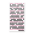 Pastel Punk Alphabet Sticker Sheet
