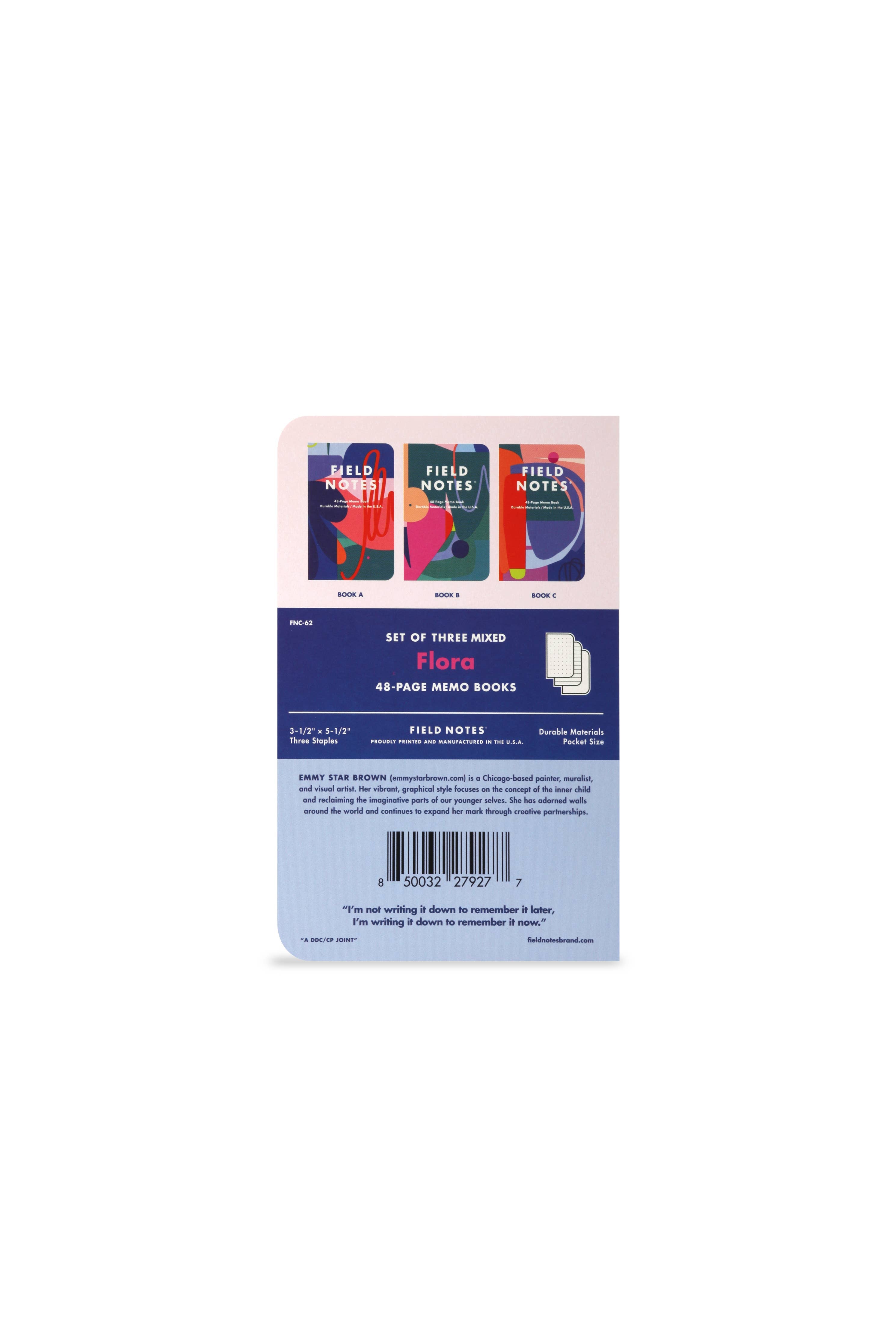 Field Notes Flora Notebooks 3-Pack