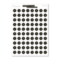 Dark Typewriter Key Letters • Letters & More Sticker Sheet