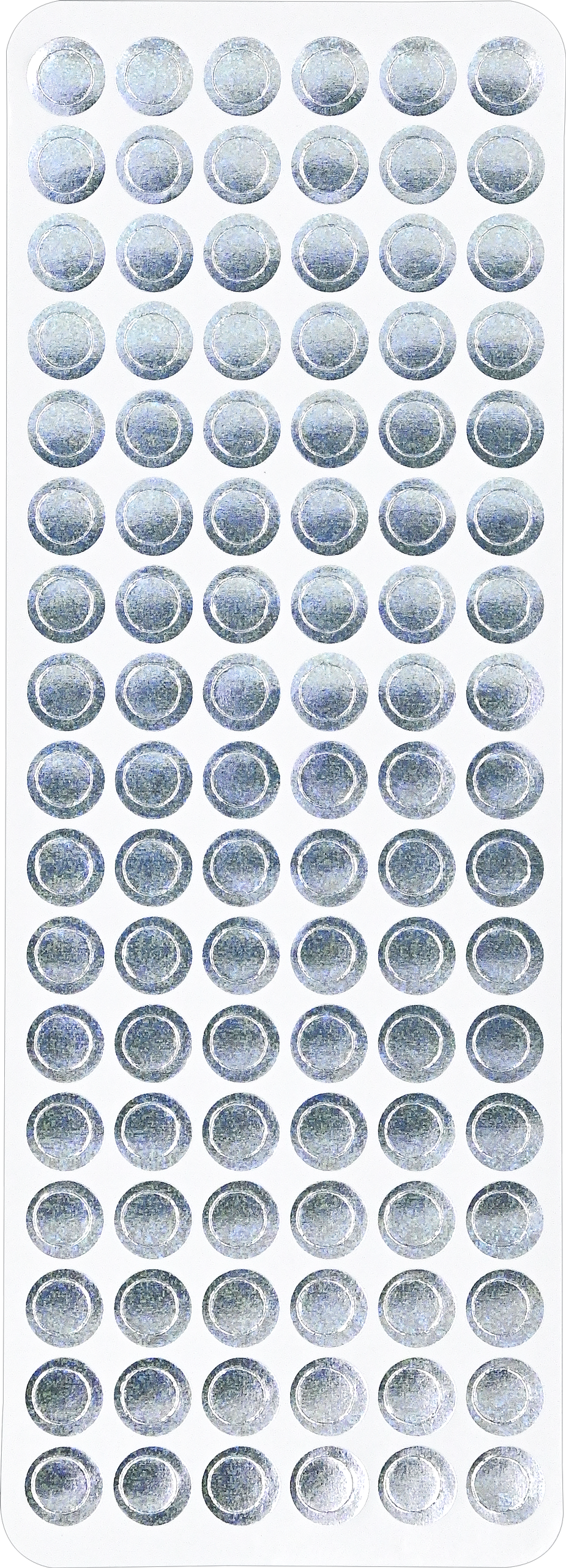 Color Foil Dots Sticker Set