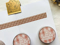 Autumn Gingham Washi Tape | Taylor Ryan Designs