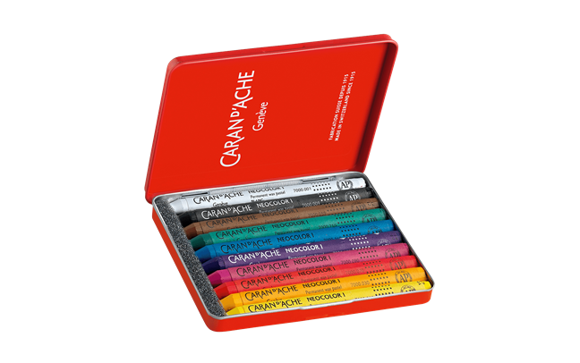 Caran d'Ache Set of 10 NEOCOLOR I Pastels
