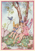 Fairies by the Stream Postcard