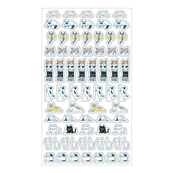 Furukawashiko Daily Seal Planner Sticker Sheet