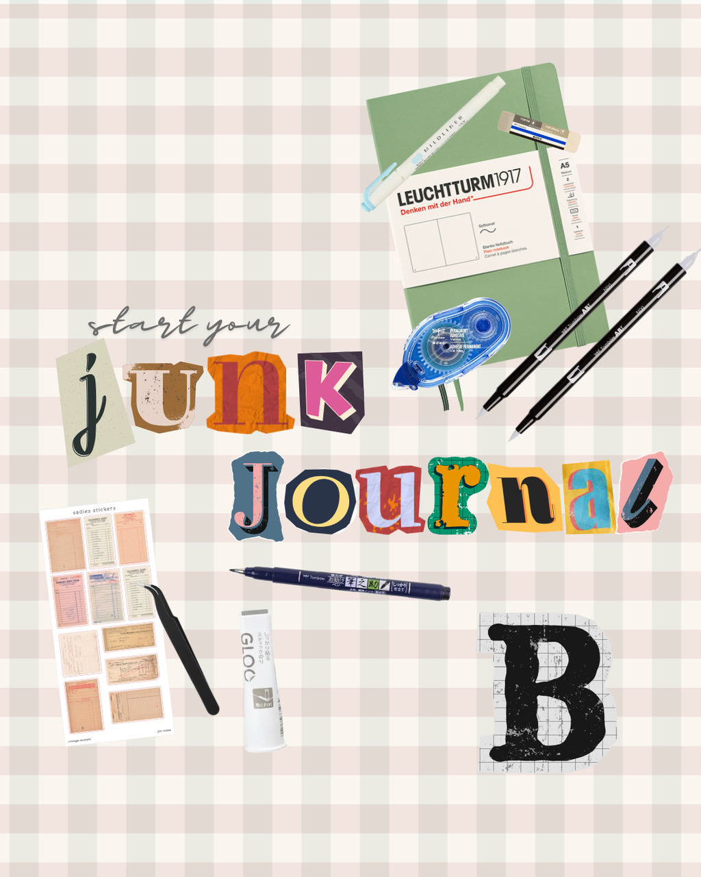 junk journal beginner bundle kit