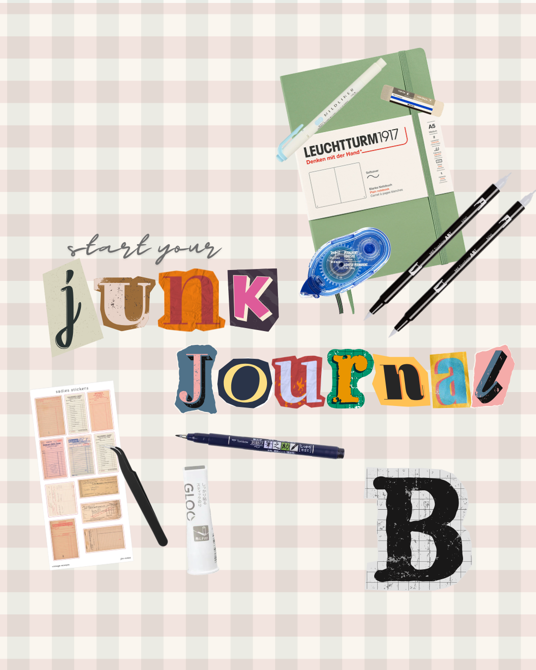 junk journal beginner bundle kit